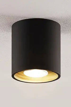 Vendita Finale Lindby Parvin downlight alluminio rotondo nero