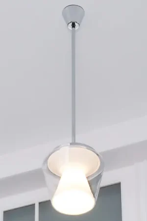 Lampada a sospensione LED Annex con vetro Professionale