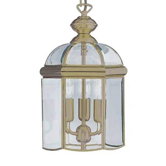 Sconto Lampada sosp forma lanterna ARLIND, ottone antico