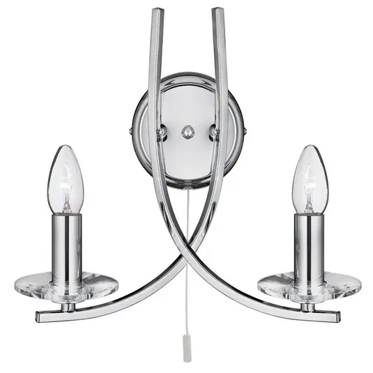 Compra Online Applique cromato Ascona 2 luci