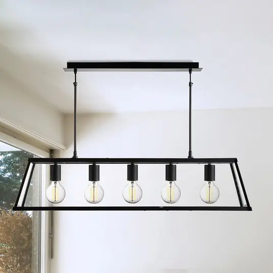 Lampada sospensione lanterne a 5 luci Voyager Pagamento Sicuro