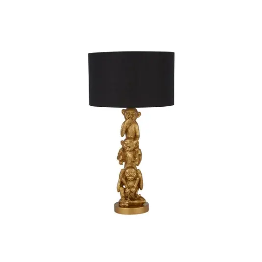 Sconto Lampada da tavolo di tessuto Three Wise Monkeys