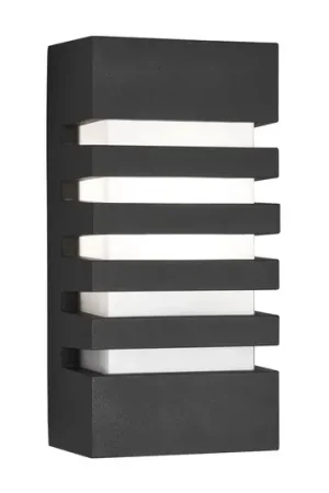 Applique da esterni Exeter, grigio scuro, IP54 Più Venduto