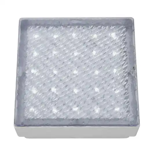 Popolare Lampada da incasso a pavimento a LED Walkover, IP68 15x15cm
