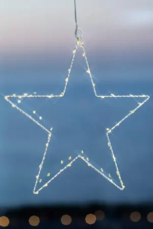 Ultima Occasione Stella LED decorativa Liva Star bianca, 30 cm