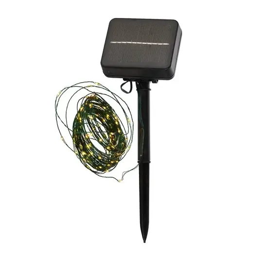 Ghirlanda luminosa solare a LED Knirke Solar 7,9 m 80 LED Quantità Limitata