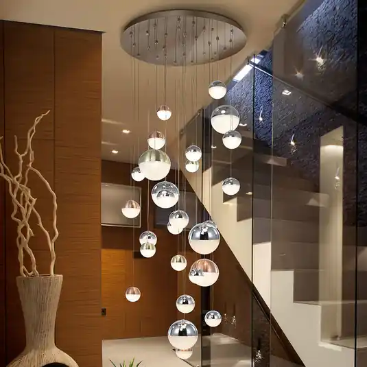 Lampada LED sospesa Sphere multicolour 27 luci app Offerta