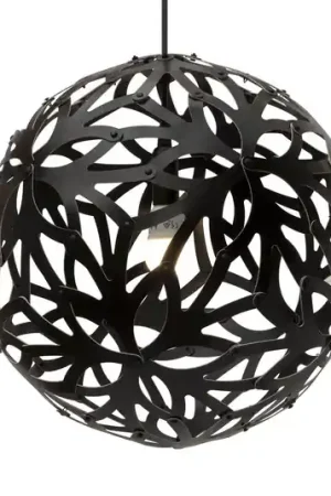 david trubridge Floral lampada a sospensione Ø 40cm nero Ultima Occasione
