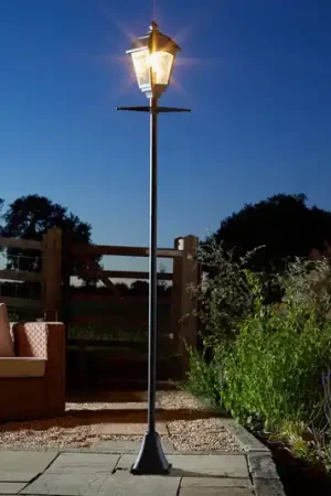 Non Perdere Lampada LED da esterno Victoriana 365, nero, 206 cm, IP44