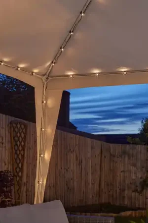 Super Prezzo Ghirlanda luminosa LED solare Gazebo, 140 luci, IP44