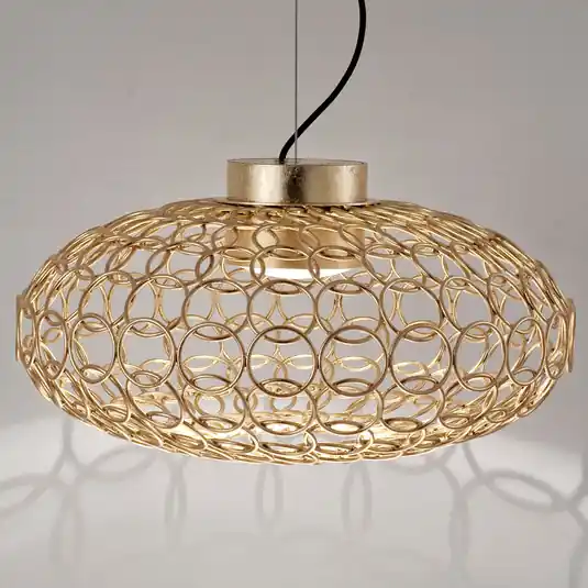 Prezzo Basso Terzani G.R.A. - sospensione LED ovale, oro