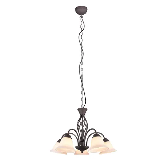 Lampada a sospensione Rustica, ruggine, 5 luci Miglior Prezzo