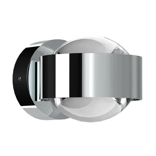 Prezzo Ridotto Puk Mini Wall LED 2x8W Lenti chiare, cromo