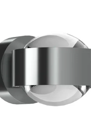 Acquista Ora Puk Mini Wall, G9, lenti trasparenti, cromo opaco