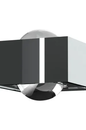 Ultima Occasione Applique a LED Focus 100, lenti trasparenti, cromo