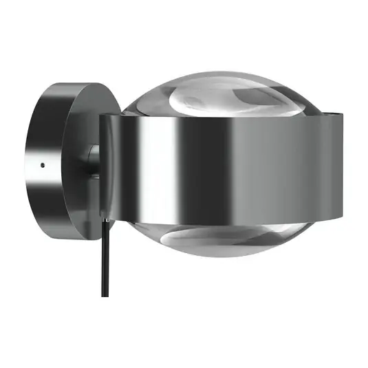 Puk Maxx Wall+ LED, lenti trasparenti, cromo opaco Direttamente Dal Produttore