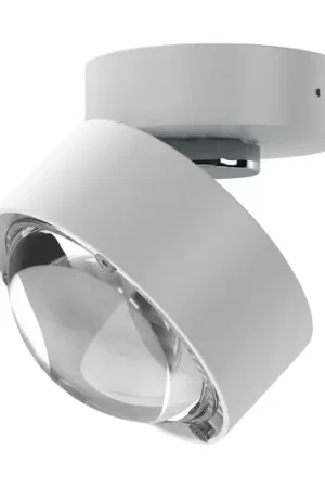A Buon Prezzo Puk Mini Move LED, lente trasparente, bianco opaco/cromo