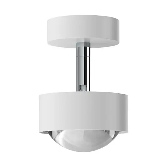 Acquista Ora Puk Mini Turn LED lente spot trasparente a 1 luce bianco opaco
