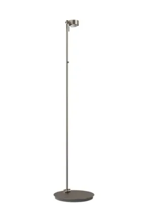 Ultima Occasione Puk Mini Floor Mini LED singolo opaco/chiaro, nichel