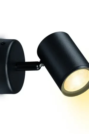 WiZ Imageo Faretto LED a 1 luce 2.700-6.500 K, nero Offerta Del Giorno
