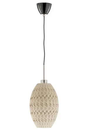 Lampada sospens Fraktal Olive materiale bio, linen Offerta