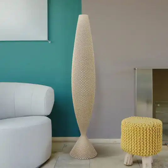Piantana Diamant di materiale bio, linen, 115 cm Quantità Limitata