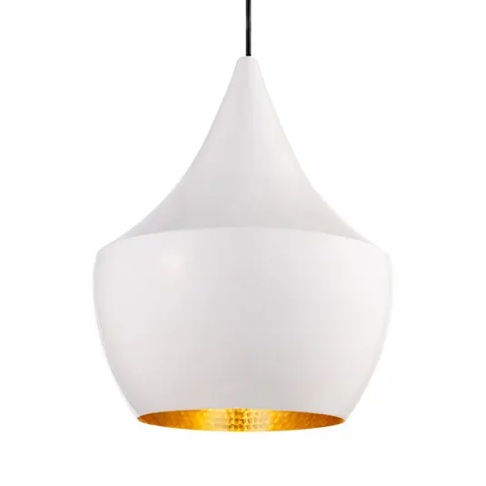 Tom Dixon Beat Fat lampada LED sospensione, bianco Prezzo Scontato