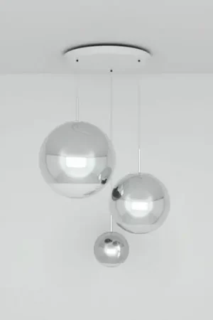 Acquista Ora Tom Dixon Mirror Ball Range Round 3 luci cromo