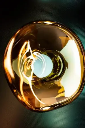 Reso Gratuito Tom Dixon Applique a LED Melt Surface, Ø 50 cm, oro