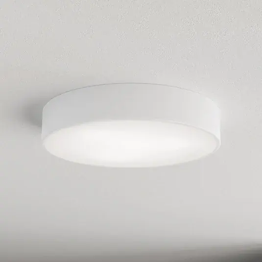 Prezzo Basso Plafoniera Cleo 400, IP54, Ø 40 cm bianco