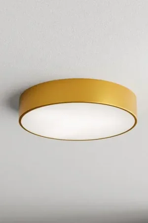 Esclusivo Plafoniere Cleo 400, oro, sensore, IP20, Ø 40 cm, metallo