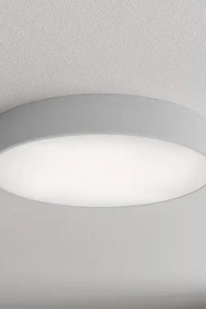 Plafoniera Cleo 500, grigio, sensore, IP20, Ø 50 cm, metallo Prezzo Ridotto