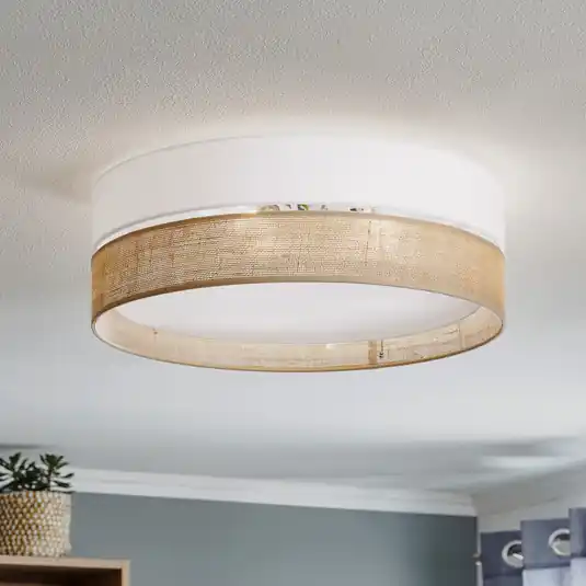 Plafoniera Linobianco, Ø 45 cm Pagamento Sicuro
