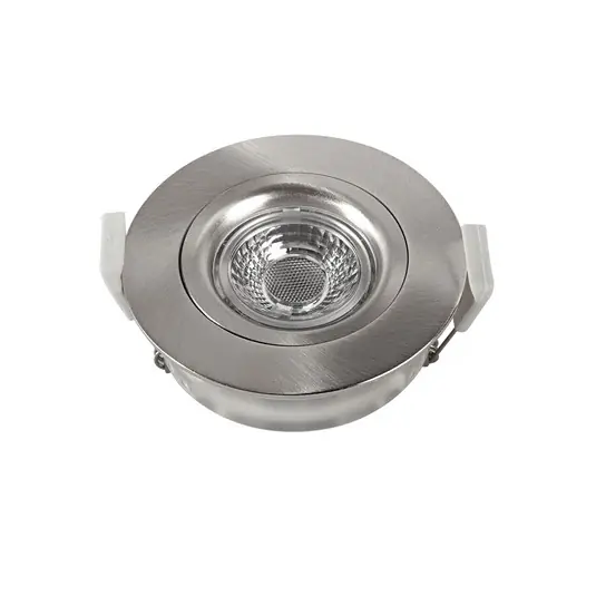 Prezzo Conveniente Faretto LED da incasso DL6809, rotondo, nichel