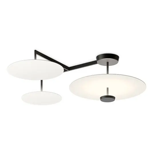 Vibia Flat plafoniera LED a 4 luci Ø 55 cm bianco Direttamente Dal Produttore