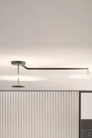 Compra Oggi Stesso Vibia Flat Plafoniera LED a 3 luci Ø 90 cm bianco