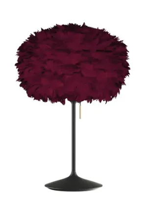Bestseller UMAGE Eos Medium lampada da tavolo rosso/nero