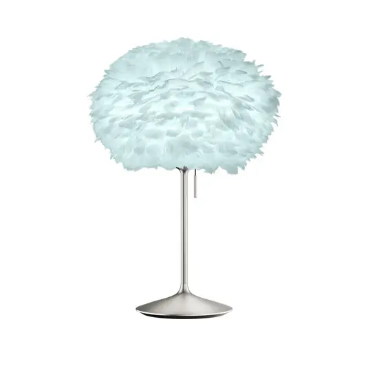 Offerta Speciale UMAGE Eos mini lampada da tavolo blu chiaro/acciaio spazzolato