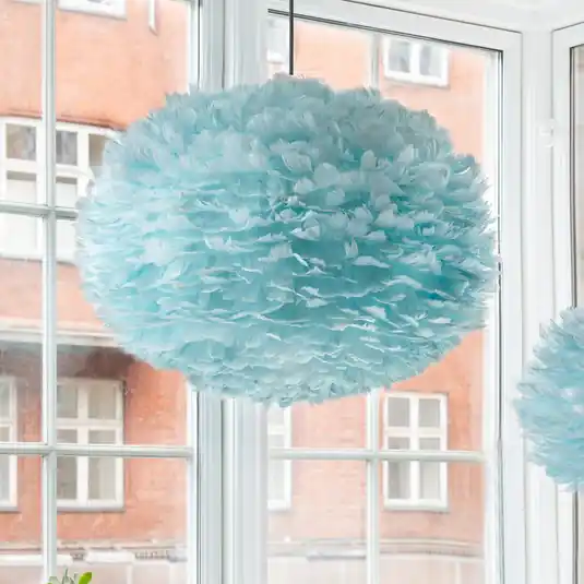 UMAGE Eos medium lampada a sospensione blu chiaro Ø 45 cm Spedito Oggi