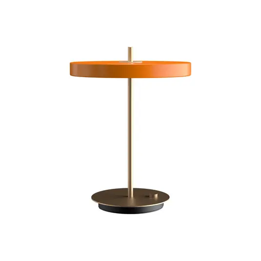 UMAGE Lampada da tavolo LED Asteria Table, USB, arancione/ottone Offerta Lampo