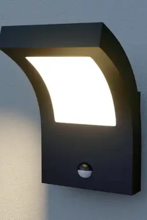 Arcchio Applique da esterni LED Advik, antracite, IP54, sensore Ultime Pezzi