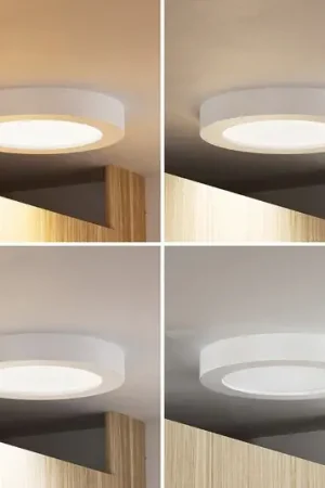 Bestseller PRIOS Plafoniera LED Edwina, bianca, 23 cm, CCT, IP44