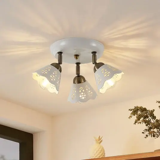 Lindby Efgenia faretto soffitto, 3 luci Professionale