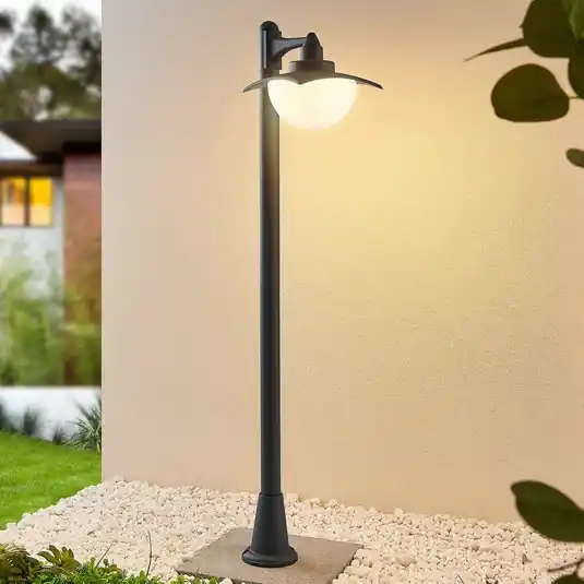 Lindby Elinda lampione, 1 luce Consegna Rapida