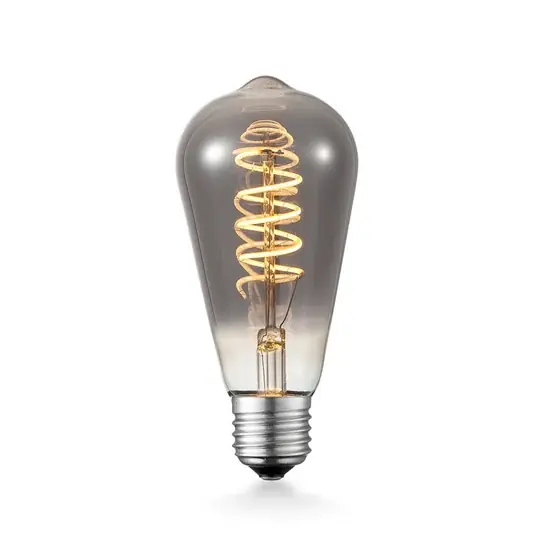 Offerta Lampadina LED Lucande E27 ST64 4W color fumo 1.800 K dimmerabile