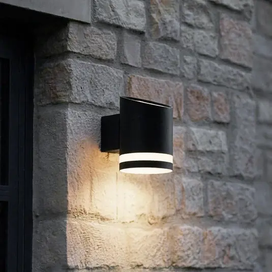 Lindby applique da esterni LED solare Bentlas, antracite, IP44 Professionale