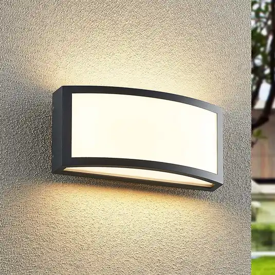 Miglior Prezzo Lindby Jakari Applique da esterni LED, angolare, bianco