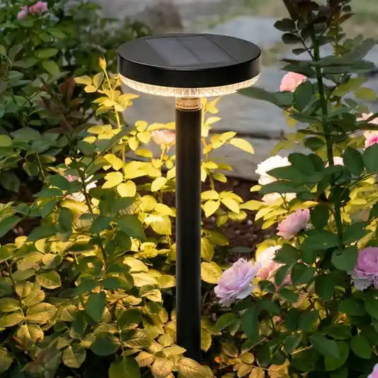 Lampada LED solare Prios Glenios con picchetto a terra Must-Have