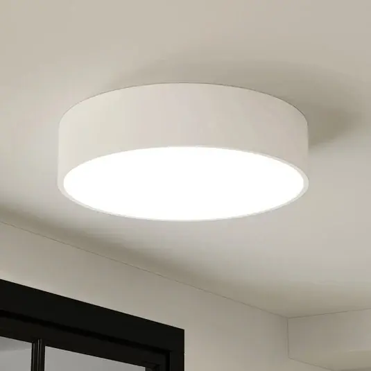 Arcchio Plafoniera LED Noabelle, Ø 40 cm, bianco, metallo Popolare