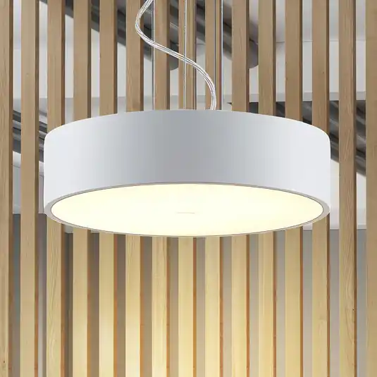 Arcchio Lampada LED a sospensione Noabelle, Ø 40 cm, bianco, metallo Vendita Finale